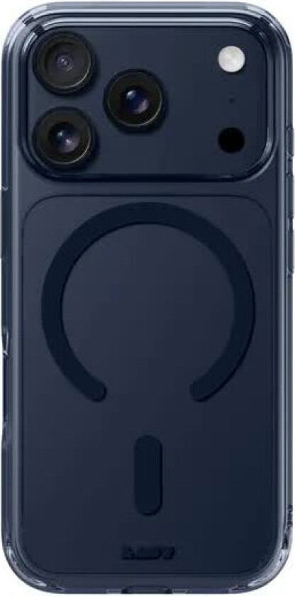 Crystal Fluro MagSafe Deksel for iPhone 17 Pro Max - Marinebl??