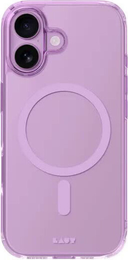 Crystal Fluro MagSafe deksel til iPhone 17 - Rosa