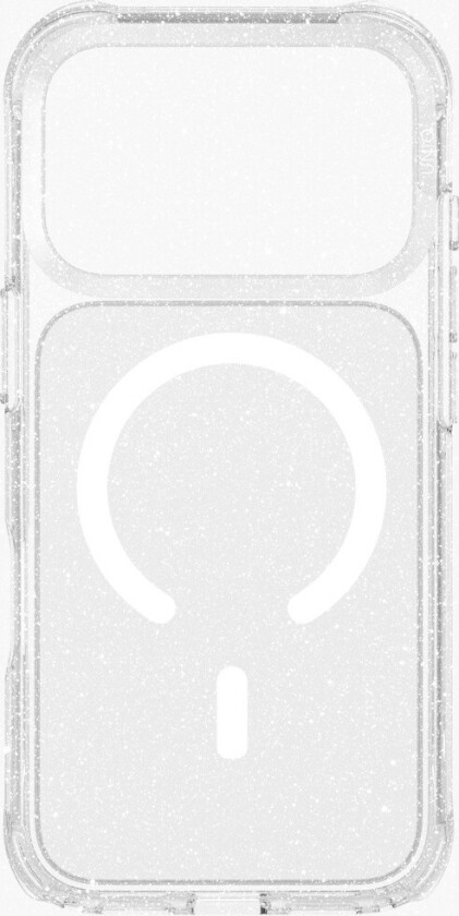 LifePro Xtreme Magclick Deksel for iPhone 17 Pro - Gjennomsiktig/Glitter