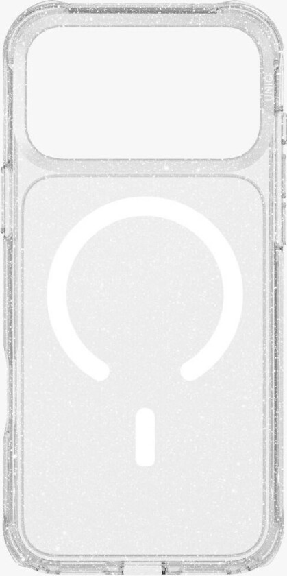 LifePro Xtreme Magclick Deksel for iPhone 17 Pro Max - Transparent/Glitter