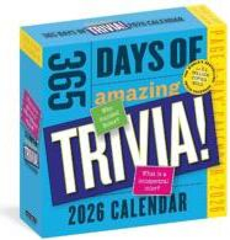 365 Days of Amazing Trivia Page-A-Day® Calendar 2026