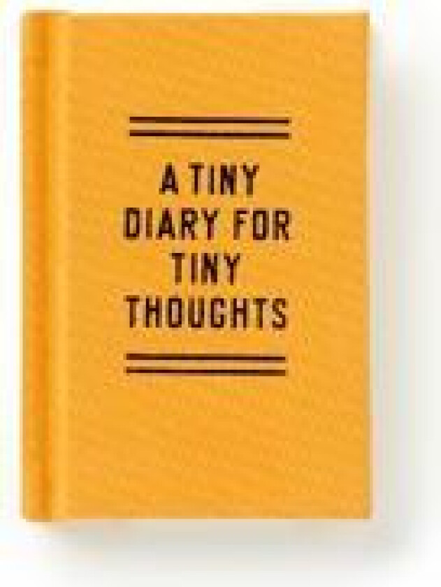 A Tiny Diary for Tiny Thoughts