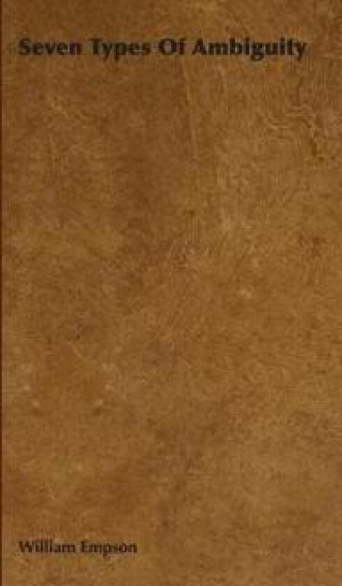 Seven Types Of Ambiguity