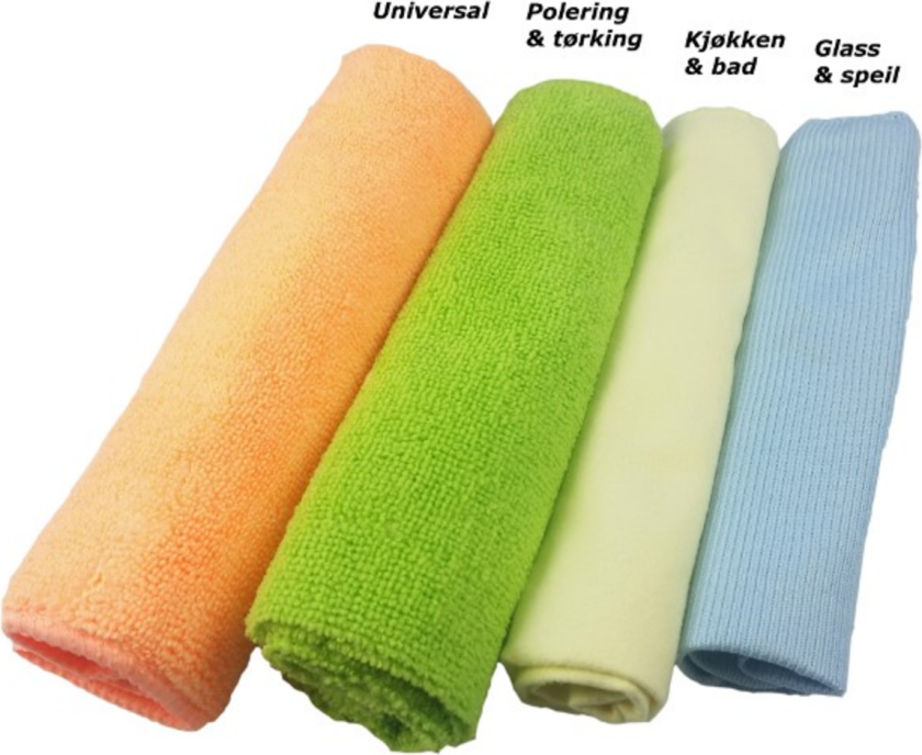 MIKROFIBERKLUTER MULTI 4pk BGU