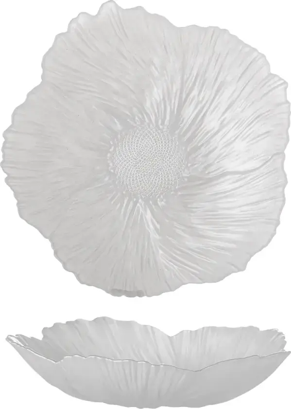 Iani skål glass Ø26 cm Hvit