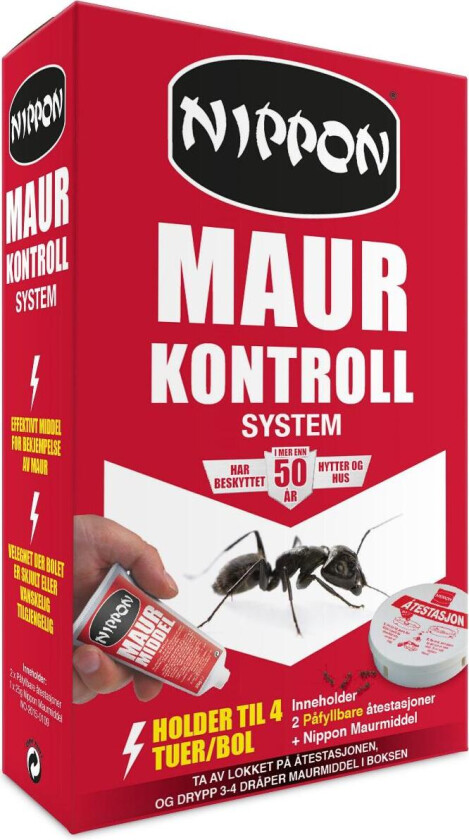 MAURKONTROLLSYSTEM (6) MAURMIDDEL 2 ÅTESTASJONER NIPPON