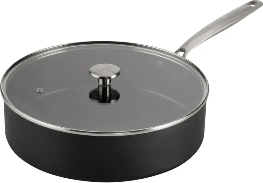 Element traktørpanne aluminium svart Ø28 cm