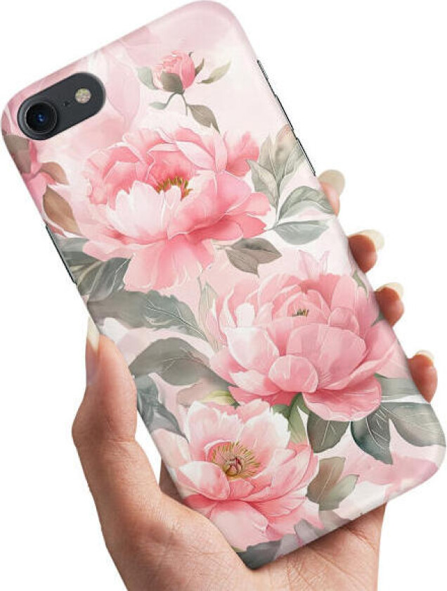 iPhone 7/8/SE - Deksel/Mobildeksel Flowers
