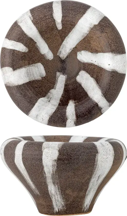 Ladris skål Ø23 cm Brun