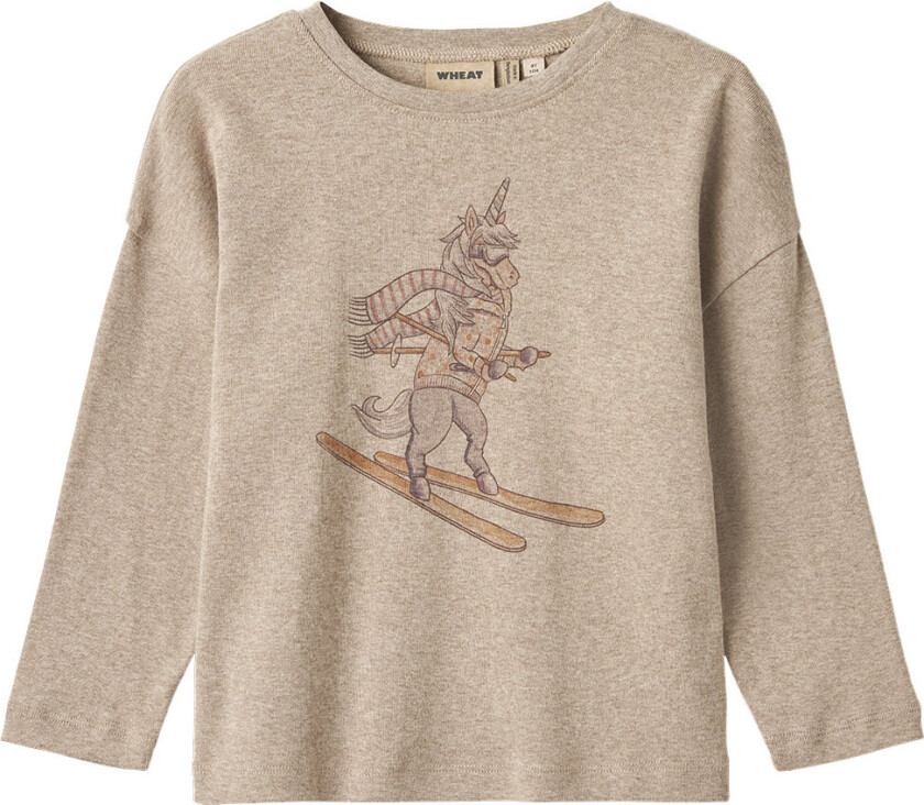 Genser - Hanni - Grus Melange - - 6 år (116) - Genser