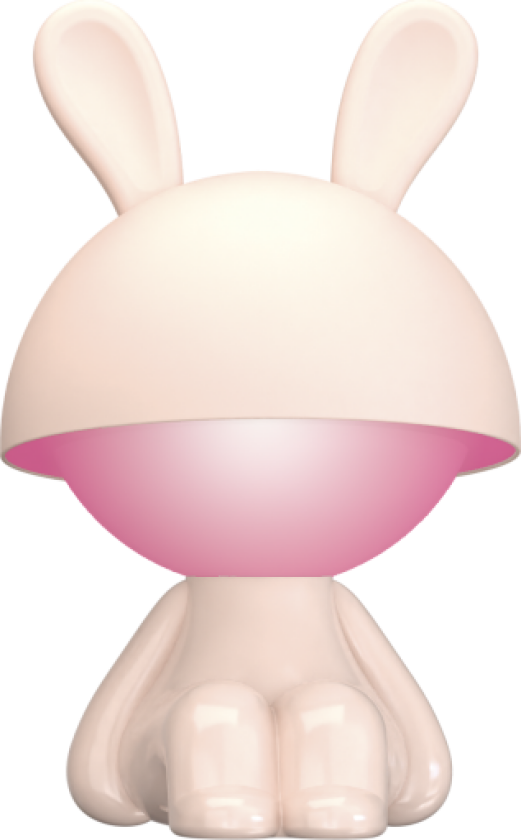 Pink Bunny bordlampe