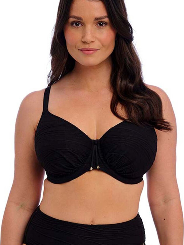 Beach Waves bikinitopp med bøyle, svart, Størrelse: 75I, Kvinner