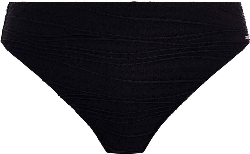 Beach Waves midi bikinitruse, svart, Størrelse: M, Kvinner