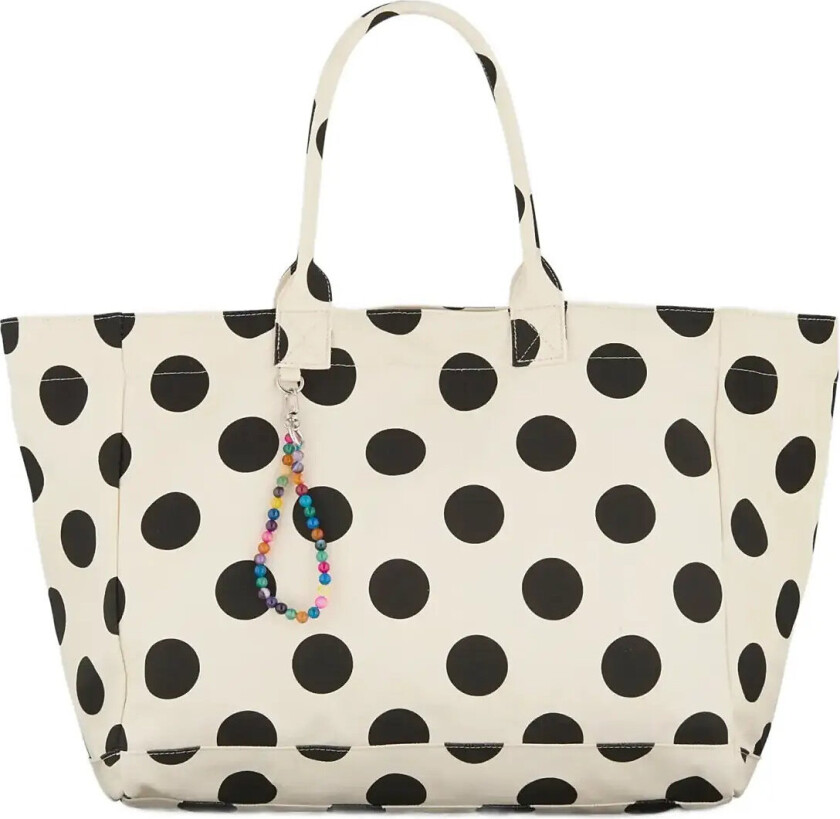 Maxi Polka Canvas Camila Bag - Black - ONE SIZE