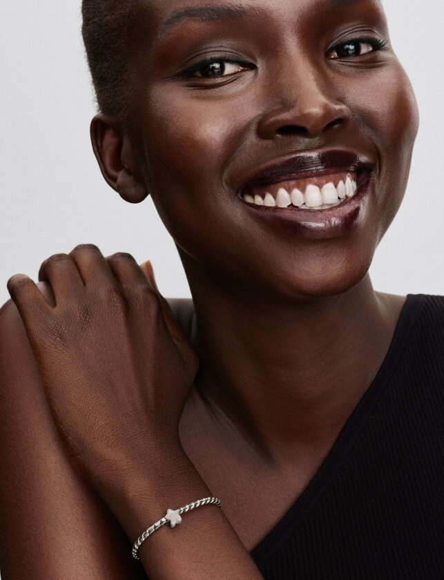 Textured Star Sterling Silver Mini Charm - Silver - ONE SIZE