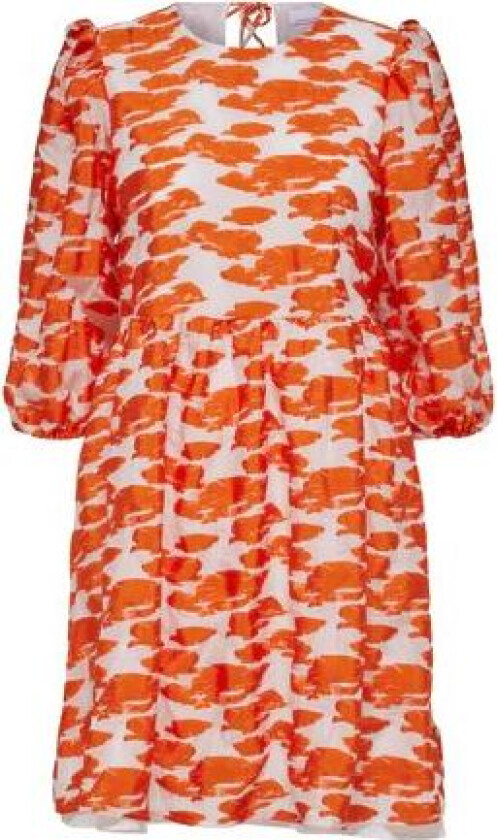 Abrielle 3/4 Short Dress - Orangeade 36