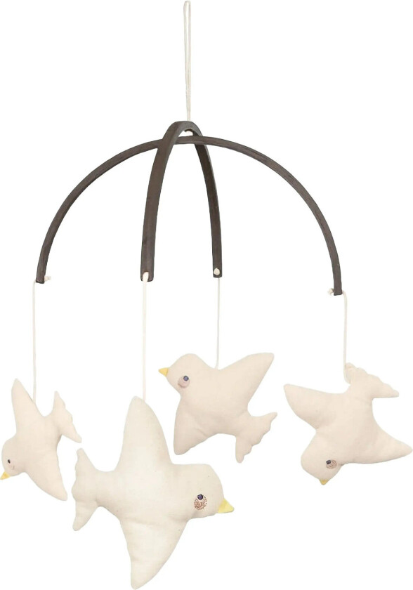 Baby Mobile Birds - White - ONE SIZE