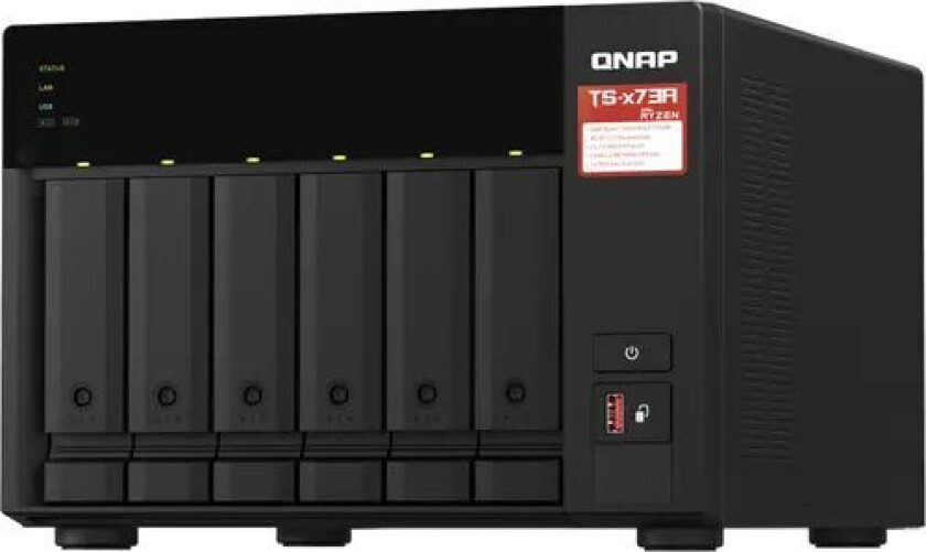 Qnap Ts-673a-8g 6-bay Desktop Nas Ryzen V1500b 8gb 0tb Nas-server