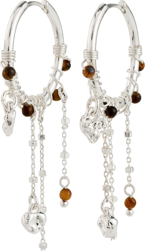 MYLAN øredobber sølvbelagt