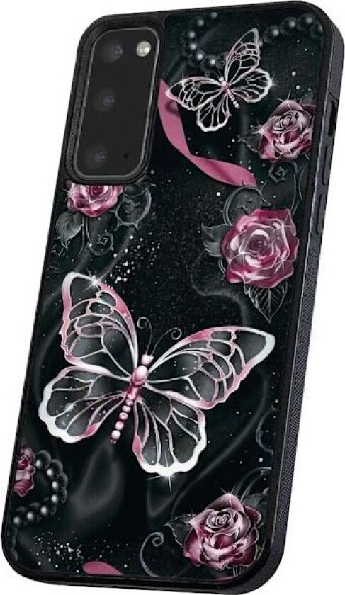 Samsung Galaxy S20 - Deksel/Mobildeksel Sommerfugler
