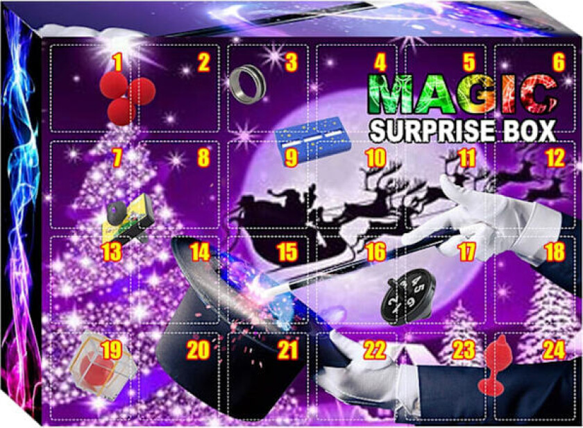 2025 Christmas Magic Morsom Adventskalender | Overraskende Magiske Rekvisitter | Jule-, Nyttårs-, Bursdagsgaver Halloween-gaver til Gutter og Jenter_1