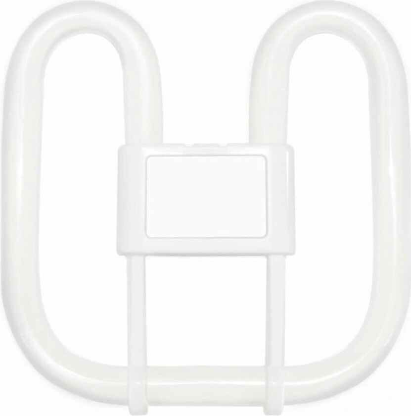 GR10q 4-pins lampe 28W 3500K Varmhvit, 2000LM, 2D Firkantet CFL Kompakt Lysrør 4-pins lampe, AC 220V, GR10q DD Flat Sommerfugl Lampe for