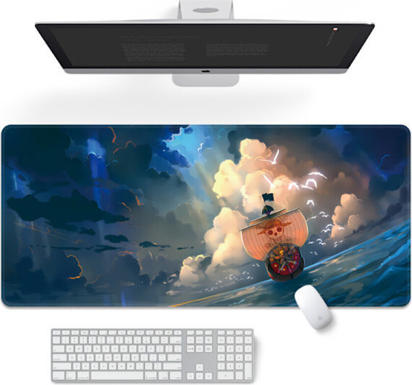 Anime Musematte One Piece Luffy Roronoa Zoro Nami Musematte Laptop PC sklisikker gummibase sydd