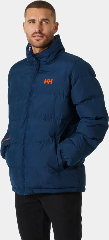 Yu 23 Vendbar Boblejakke Herre Blå L GrønnL