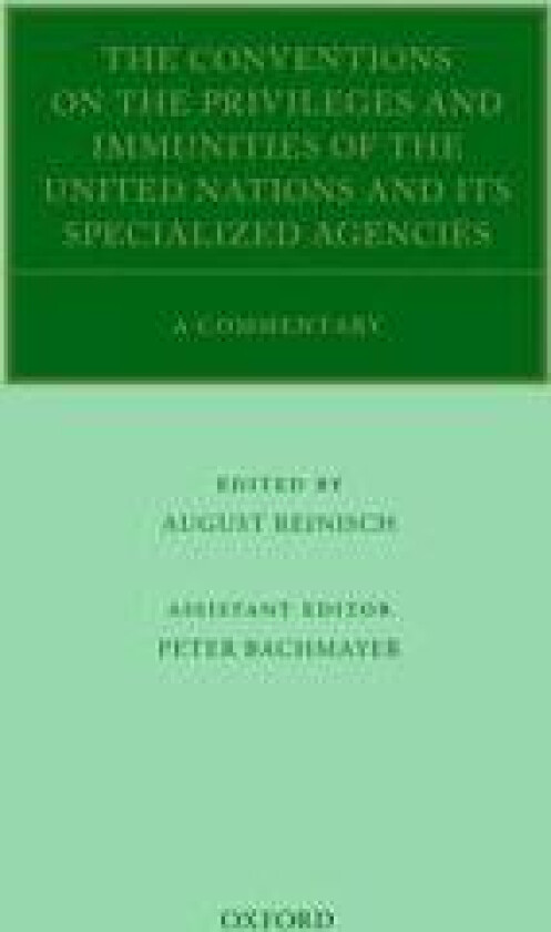Bilde av The Conventions on the Privileges and Immunities of the United Nations and its Specialized Agencies