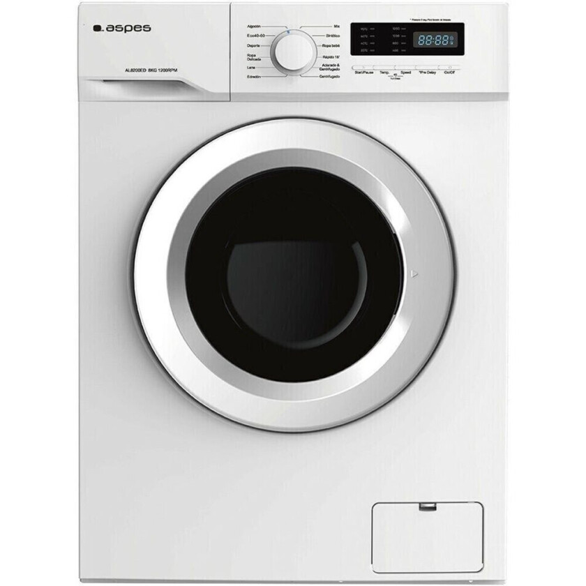Vaskemaskin Aspes AL8200ED 60 cm 1200 rpm