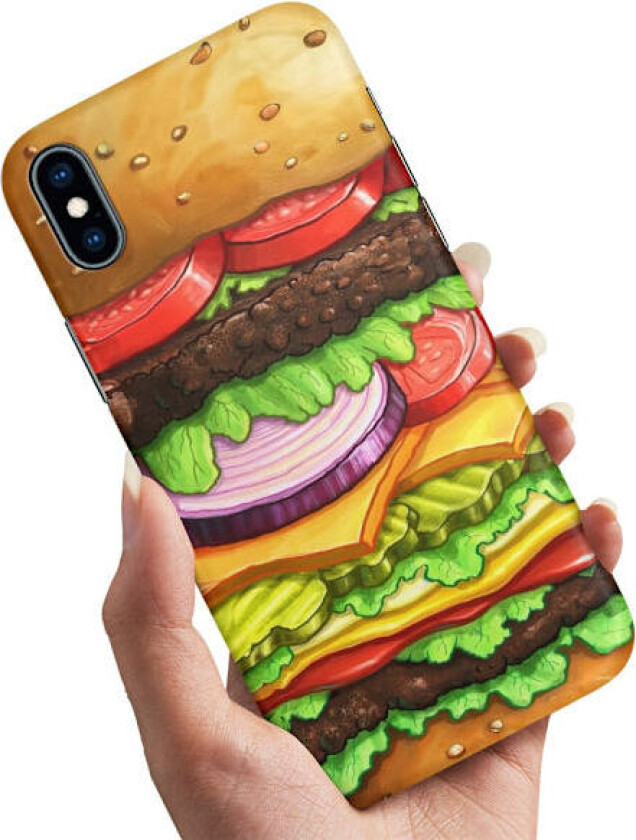 iPhone X/XS - Deksel/Mobildeksel Hamburger