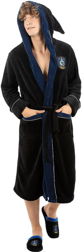 FUNIDELIA Ravnklo morgenkåpe - Harry Potter til dame og mann - Mørkeblå