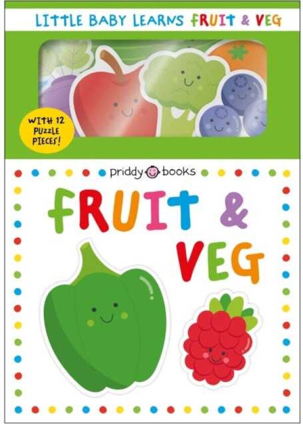Little Baby Learns Fruit & Veg With 12 puzzle pieces!