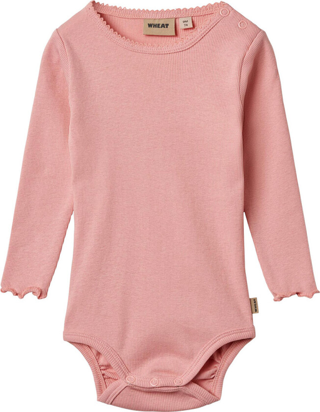 Body I/e - Rib - Regitze - Rose - - 56 - Langermet Body