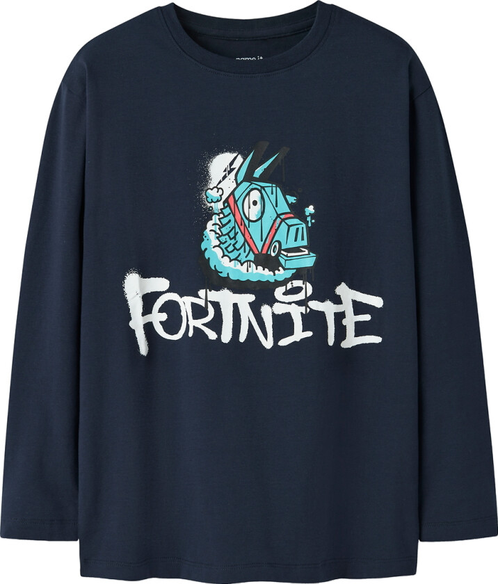 Genser - NkmOxen - Fortnite - Navy Blazer - - 6 år (116) - Genser