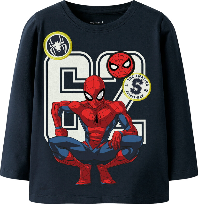 Genser - Noos - NmmDypt - Spider-Man - Navy Blazer - - 2 år (92) - Genser