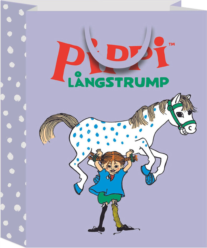 Gavepose Pippi Langstrømpe Medium - Lilla