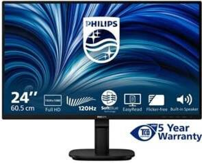 24" Philips 24B2N2200 - 2000 Series - LED monitor - Full HD (1080p) - 24"