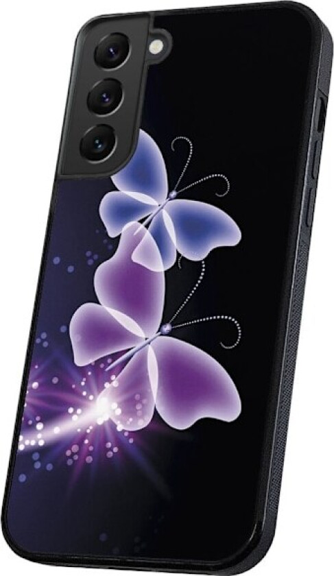 Samsung Galaxy S22 Plus - Deksel/Mobildeksel Lilla Sommerfugler