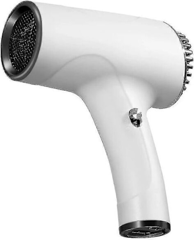 Trådløs Oppladbar Hårføner Bærbar Varme Og Tørking For Utendørsreiser - Ya White