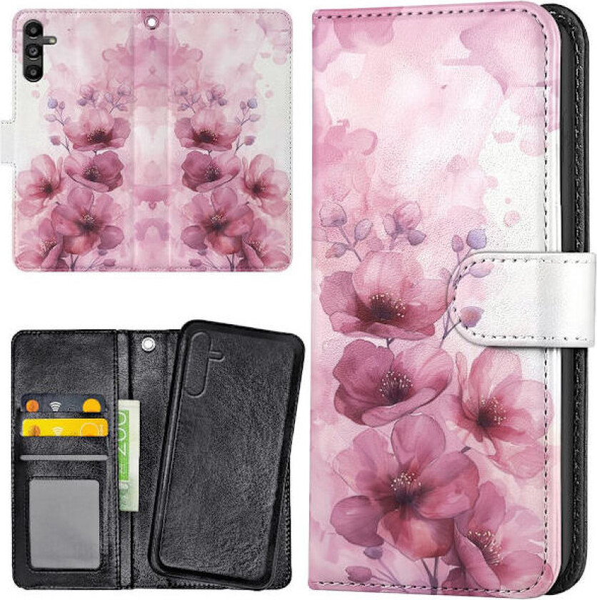Samsung Galaxy S25 - Lommebok Deksel Flowers