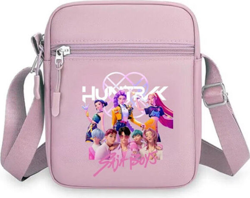 K-Pop Tegneserie Trykt Liten Firkantet Veske 2025 Ny Trendy Farge Skulderveske Søt Jente Crossbody Veske