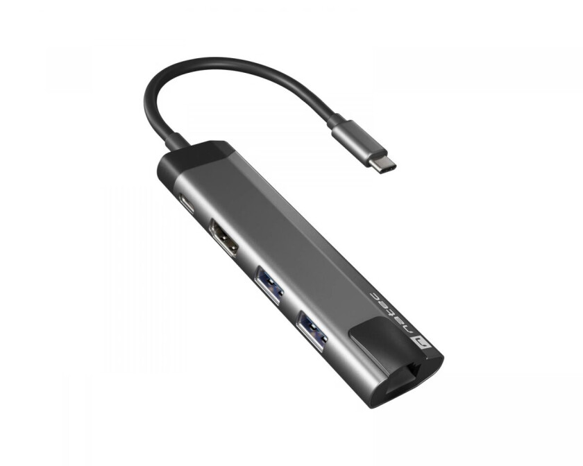 Bilde av Fowler Go Hub Usb-C Multiport Adapter 5 In 1 - Usb-Hubb (100w)