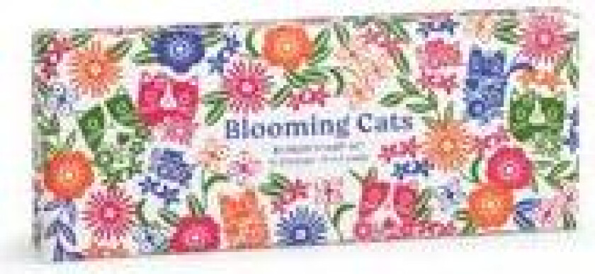 Blooming Cats Rubber Stamp Set