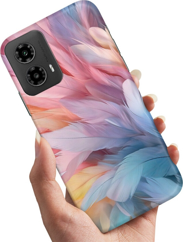 Motorola Moto G34 5G - Deksel/Mobildeksel Feathers