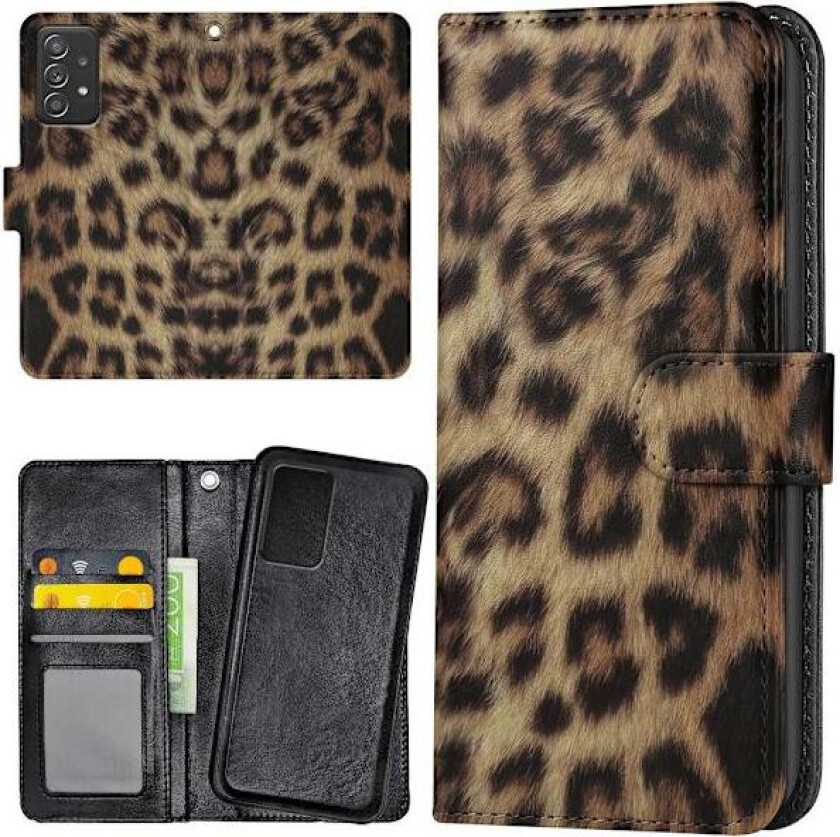 Samsung Galaxy A52/A52s 5G - Lommebok Deksel Leopard