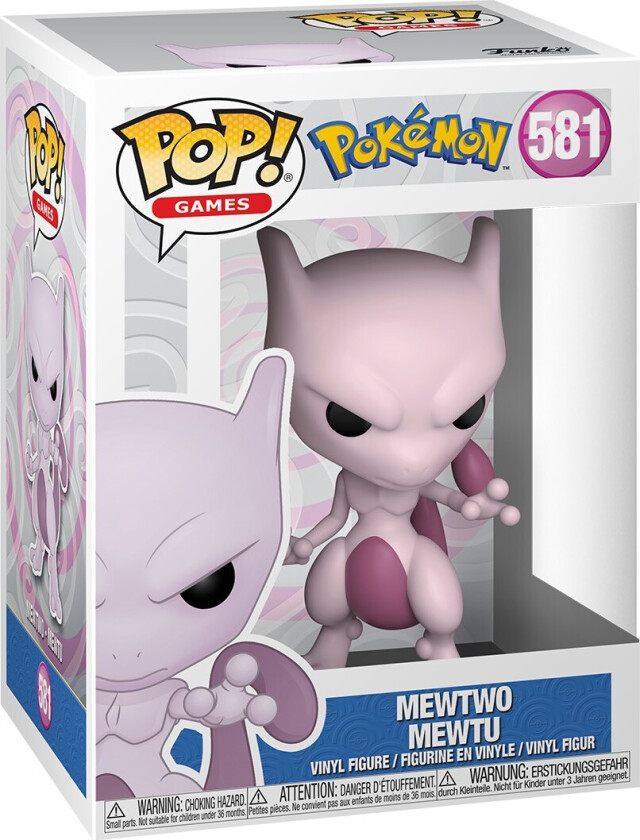 Mewtwo Funko Pop! Vinylfigur - samleleketøy, 4-tommers