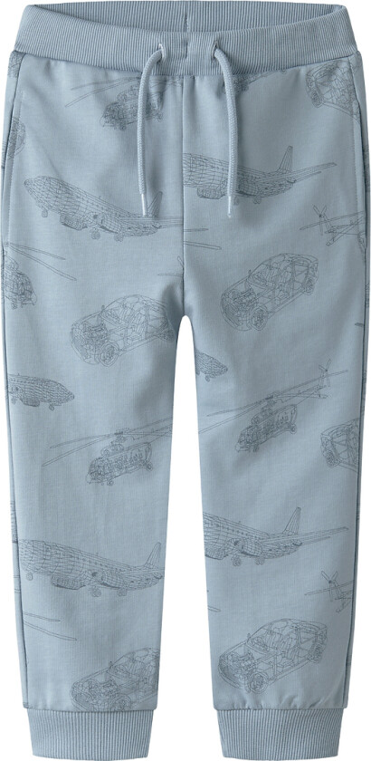 Joggebukser - Noos - NmmVaron - Dusty Blue - - 7 år (122) - Joggebukse