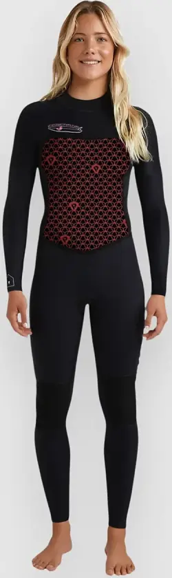 5/4 Swell Natural Back Zip Våtdrakt mønster