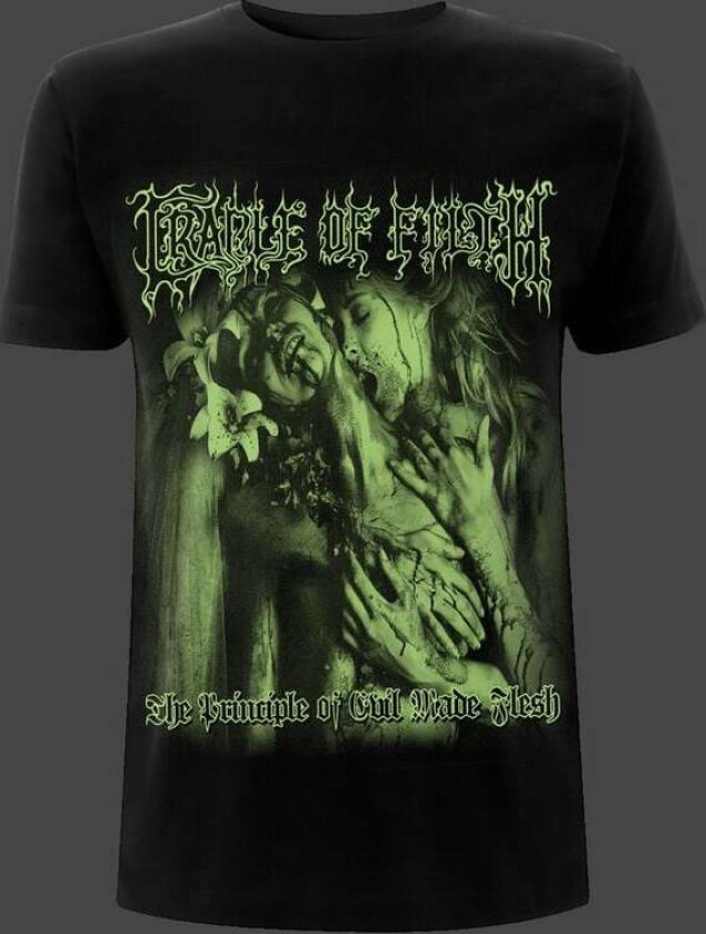 T-skjorte - Principle Glow - S til 5XL - Herrer - svart